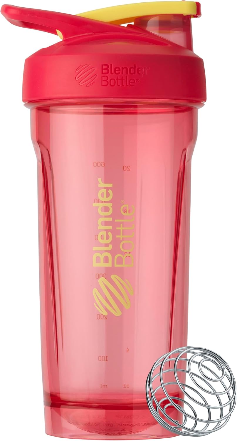 BlenderBottle Sport Flip Tritan Shaker Bottle 28 oz Electric Pink