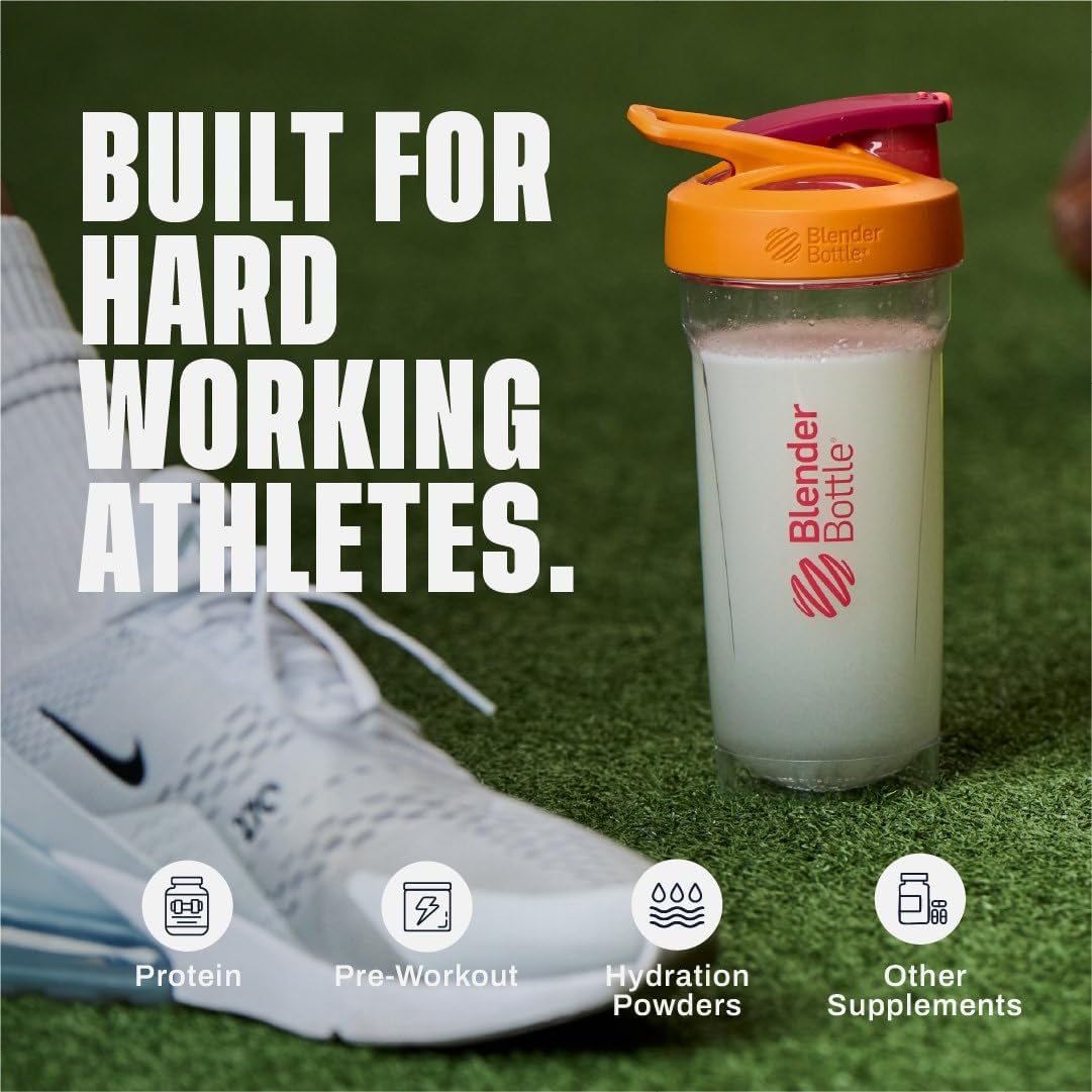 BlenderBottle Sport Flip Tritan Shaker Bottle 28 oz Passion Fruit