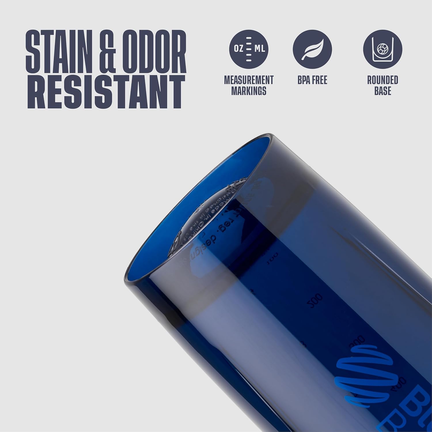 BlenderBottle Sport Flip Tritan Shaker Bottle 28 oz Blue Blue - New