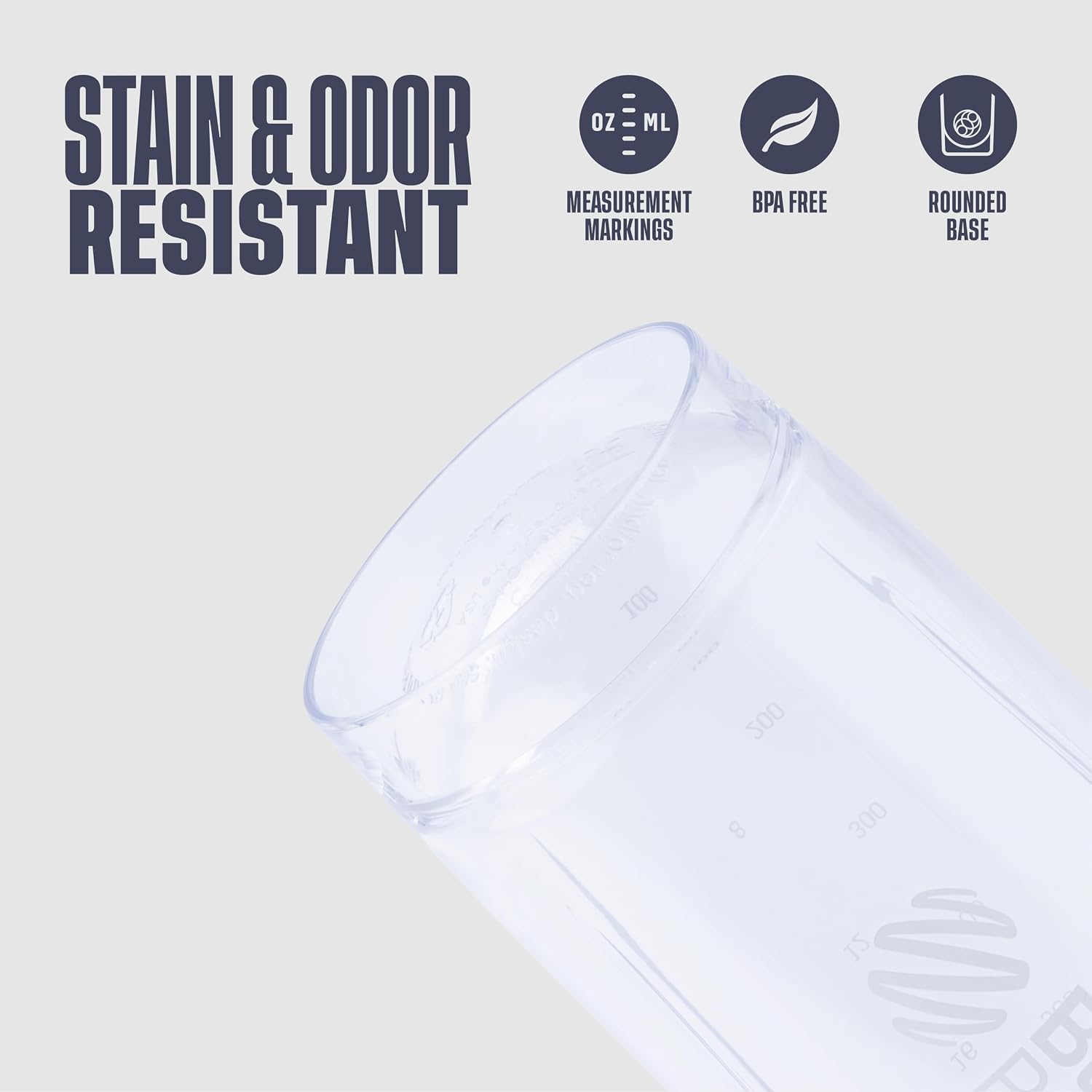 BlenderBottle Sport Flip Tritan Shaker Bottle 28 oz White