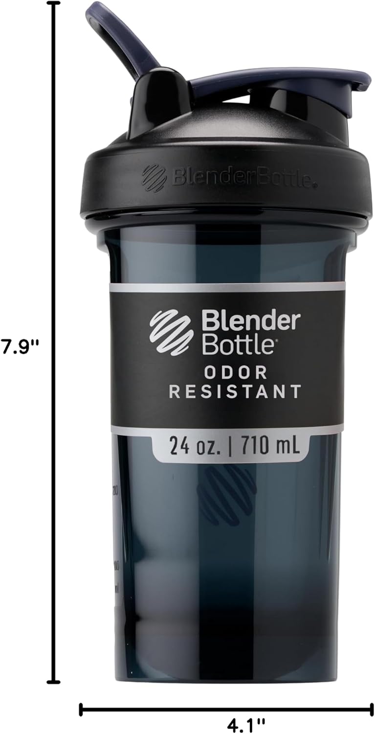 BlenderBottle ProSeries Tritan Shaker Bottle 24 oz Black