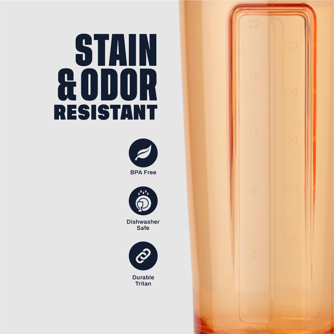 BlenderBottle ProSeries Tritan Shaker Bottle 28 oz Orange
