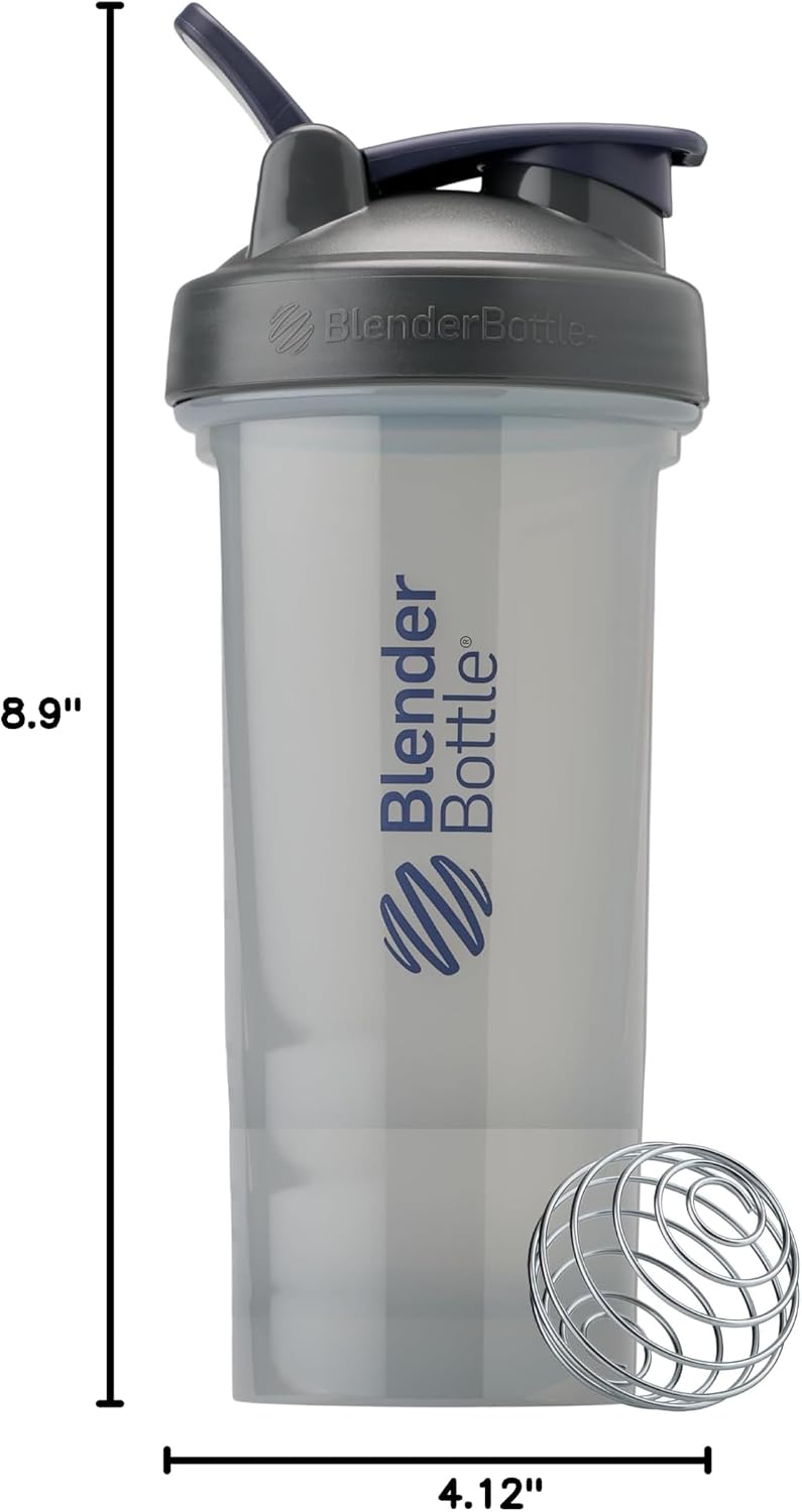 BlenderBottle ProSeries Tritan Shaker Bottle 28 oz Grey