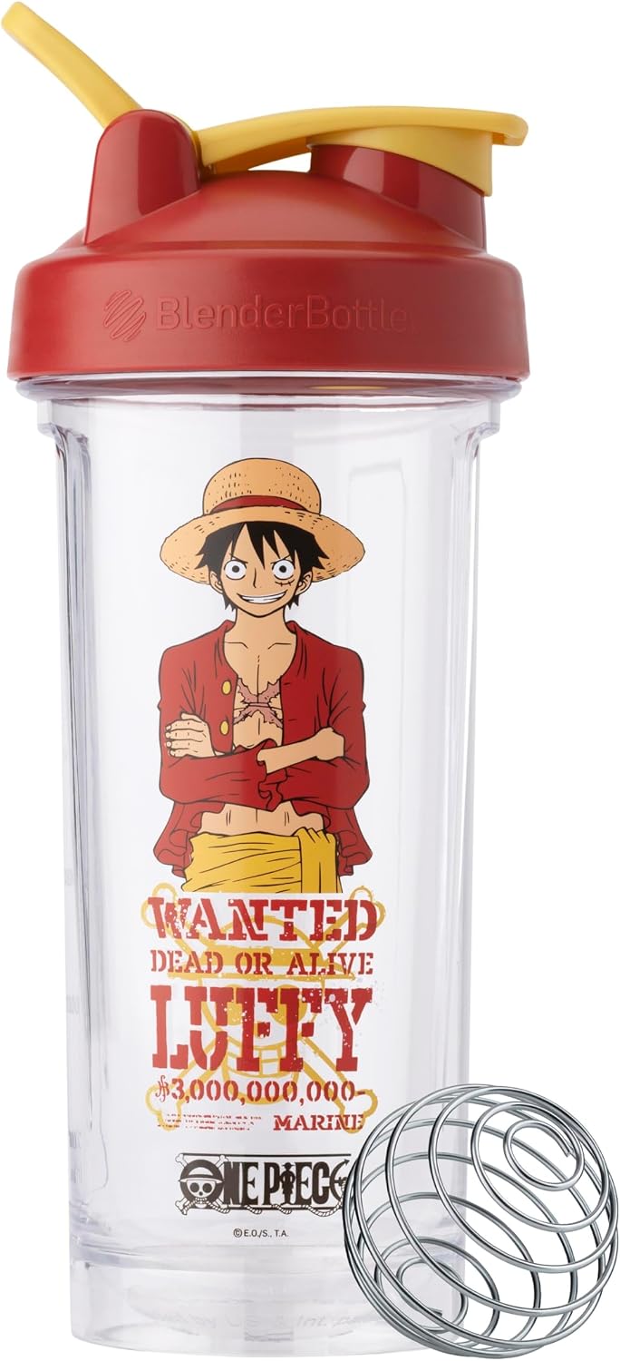 BlenderBottle One Piece ProSeries Tritan Shaker Bottle 28 oz Luffy