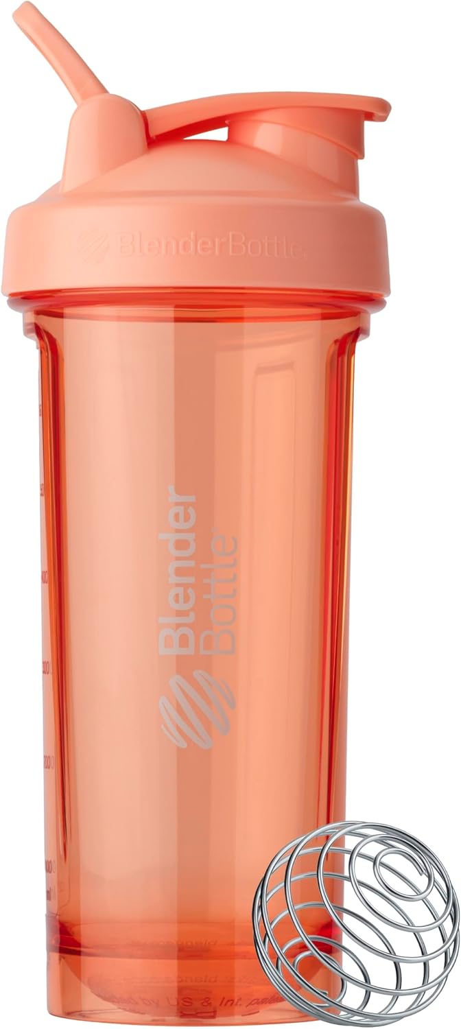 BlenderBottle ProSeries Tritan Shaker Bottle 28 oz Coral