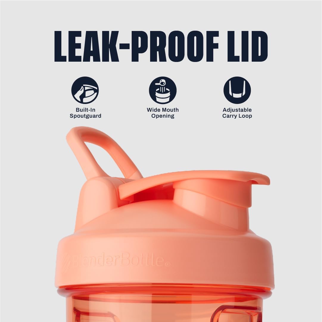 BlenderBottle ProSeries Tritan Shaker Bottle 28 oz Coral