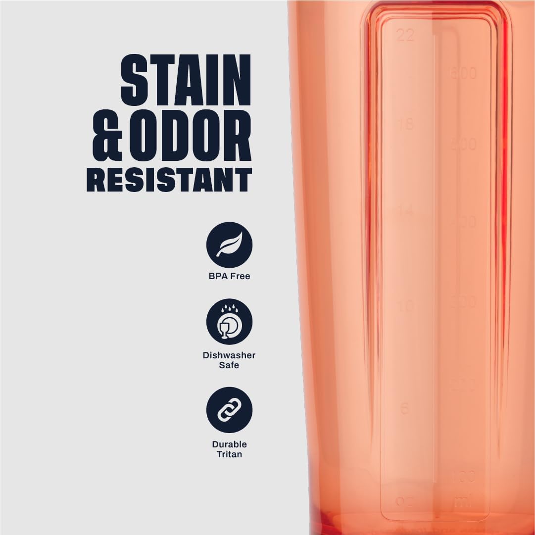 BlenderBottle ProSeries Tritan Shaker Bottle 28 oz Coral