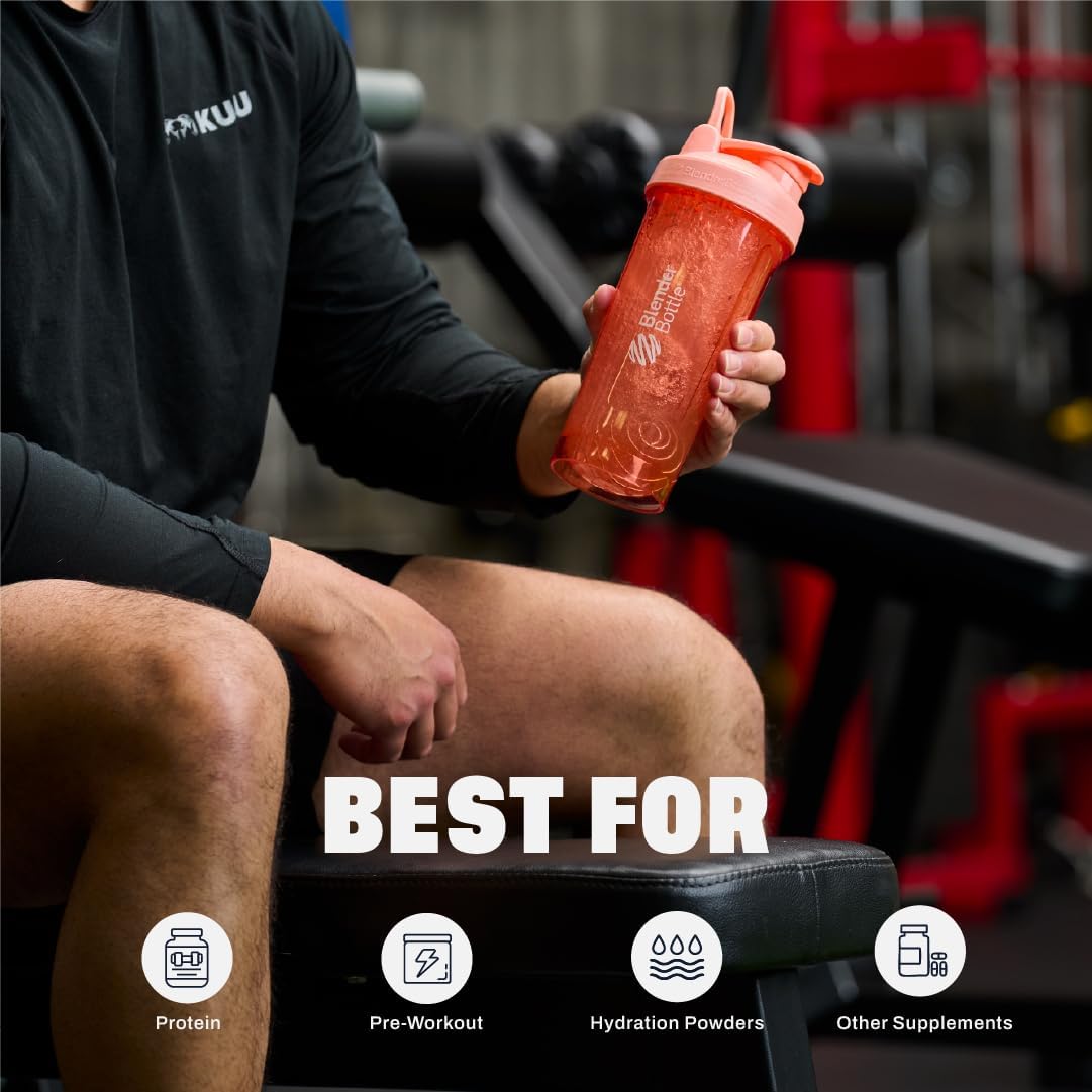BlenderBottle ProSeries Tritan Shaker Bottle 28 oz Coral
