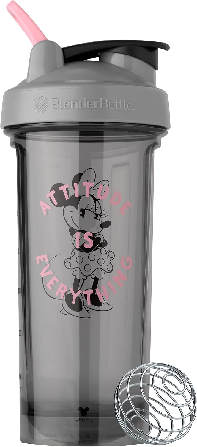 BlenderBottle Mickey & Friends ProSeries Shaker 28oz Attitude is Everything