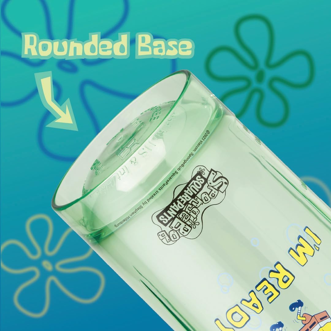 BlenderBottle SpongeBob ProSeries Tritan Shaker Bottle 28 oz Blue Im Ready!