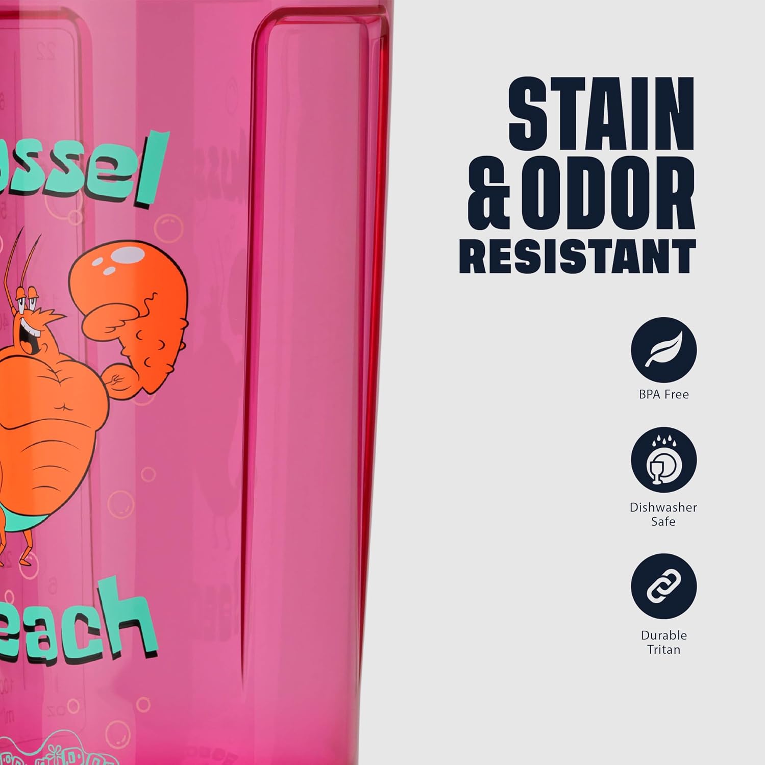 BlenderBottle SpongeBob ProSeries Tritan Shaker Bottle 28 oz, Mussel Beach
