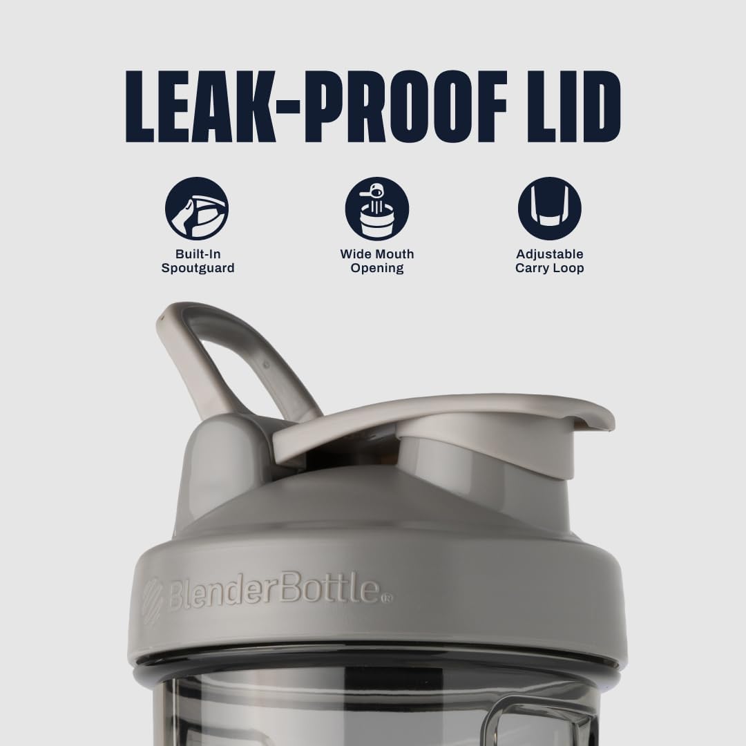 BlenderBottle ProSeries Tritan Shaker Bottle 28 oz Smoke Grey
