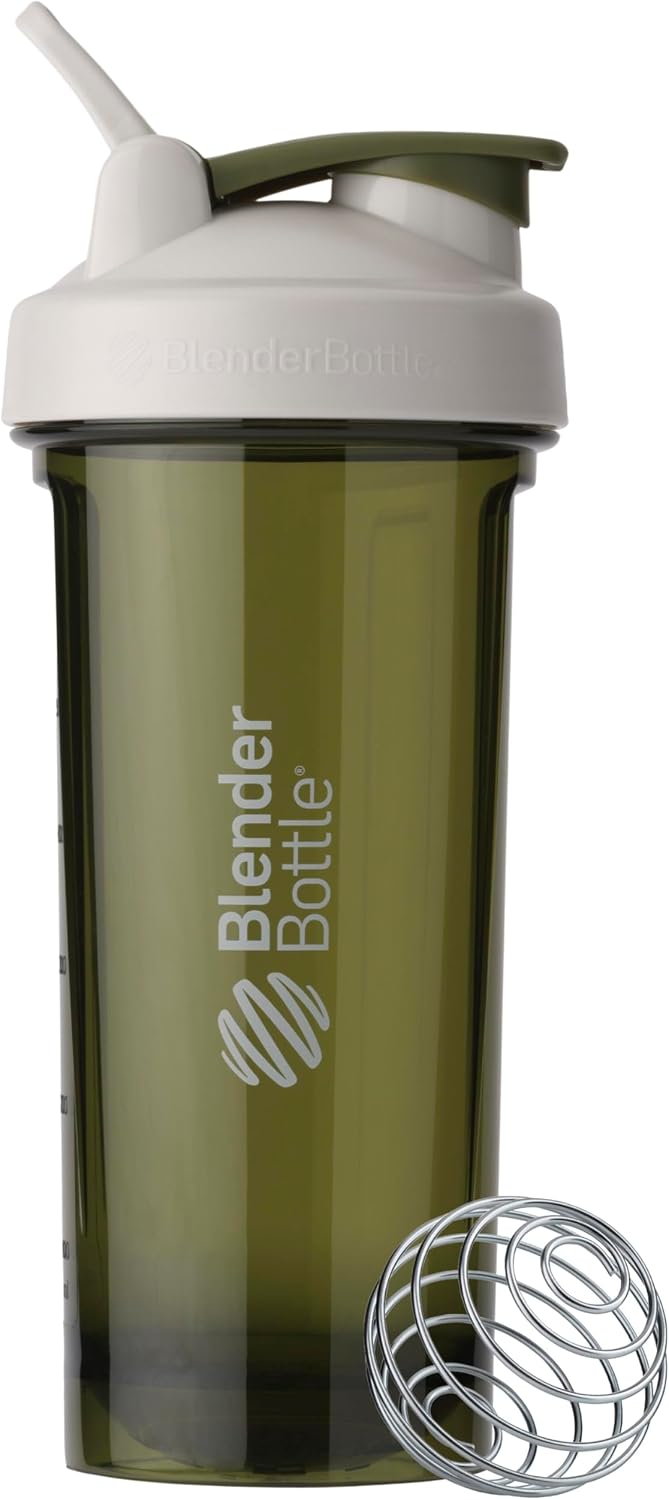 BlenderBottle ProSeries Tritan Shaker Bottle 28 oz Grey/Green