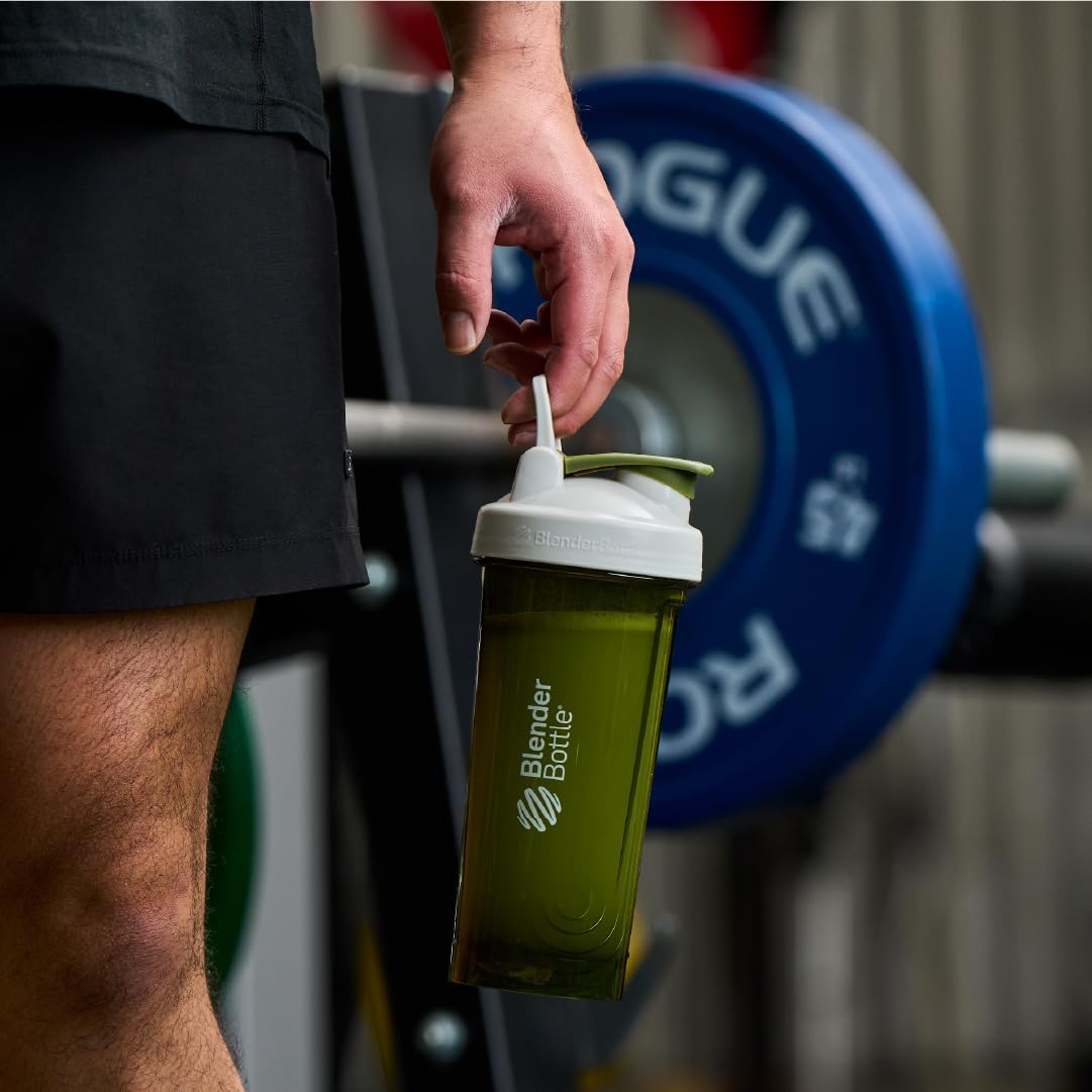 BlenderBottle ProSeries Tritan Shaker Bottle 28 oz Grey/Green