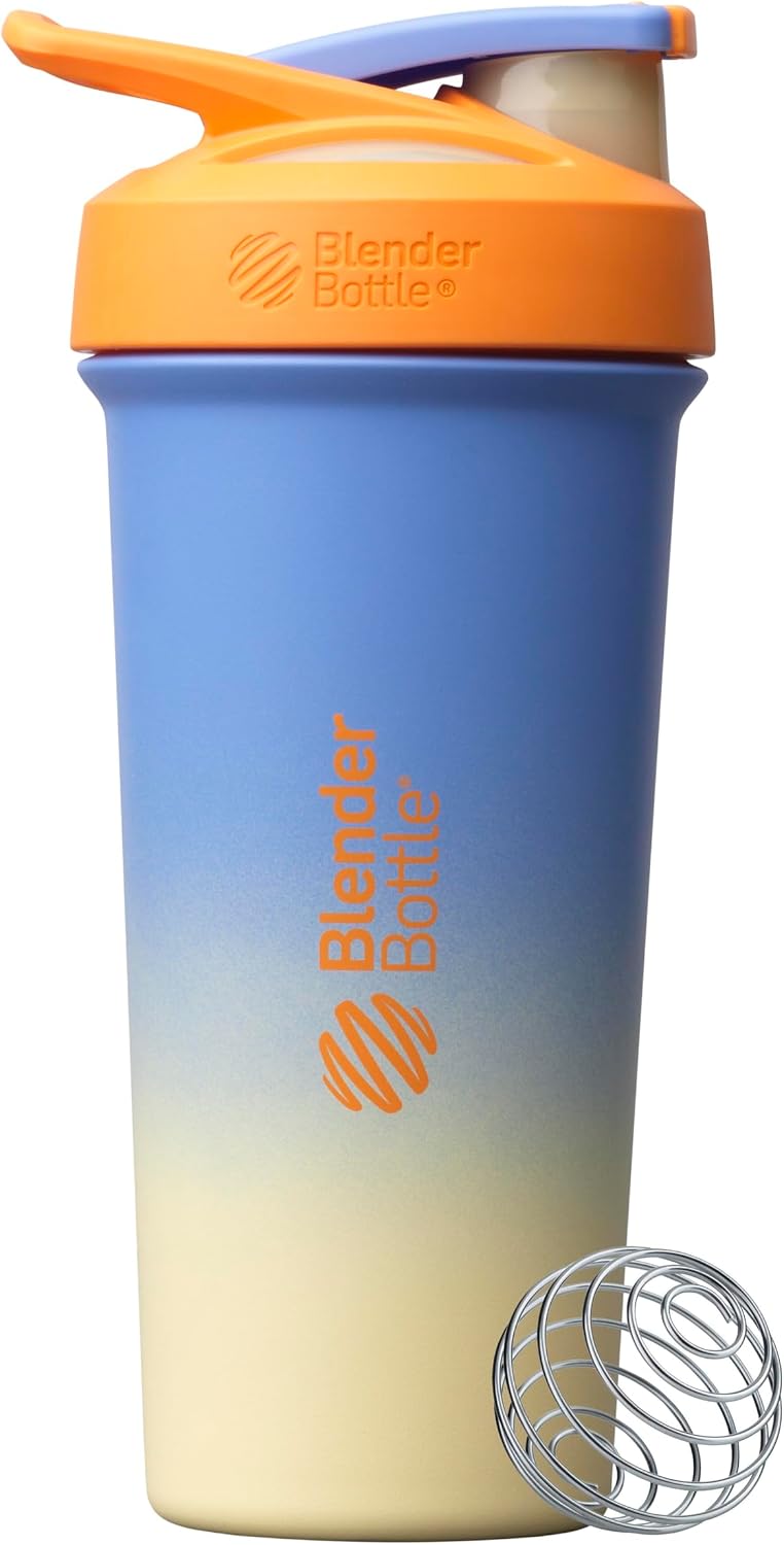 BlenderBottle Sport Sleek Stainless Steel Shaker Bottle 25 oz Dandelion
