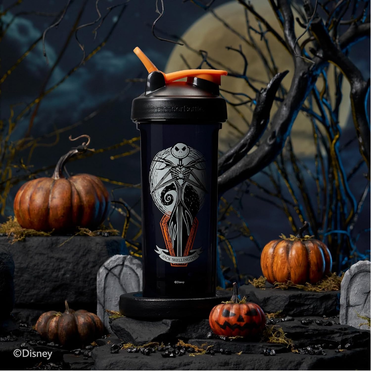 BlenderBottle Nightmare Before Christmas ProSeries Shaker Bottle 28 oz Jack