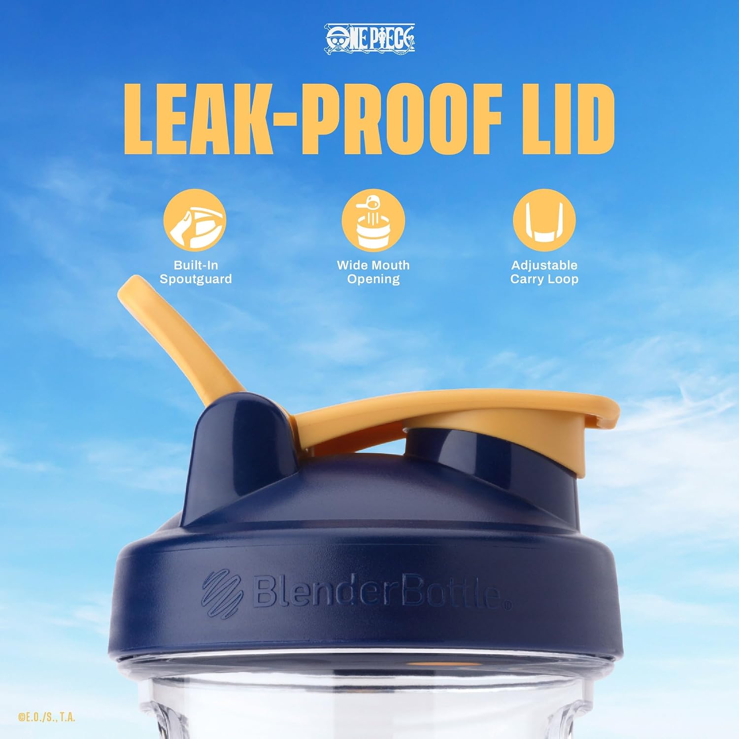 BlenderBottle One Piece ProSeries Tritan Shaker Bottle 28 oz Sanji