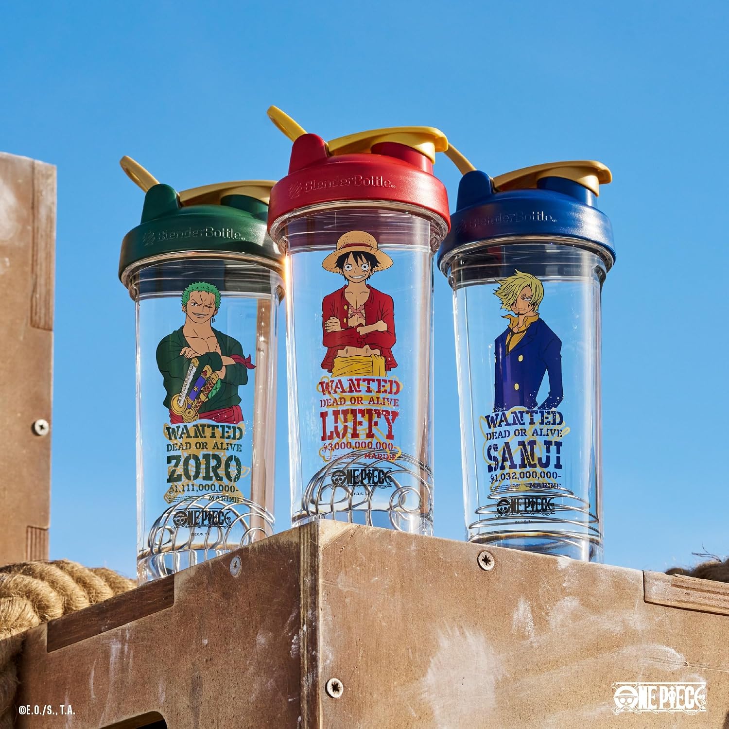 BlenderBottle One Piece ProSeries Tritan Shaker Bottle 28 oz Sanji