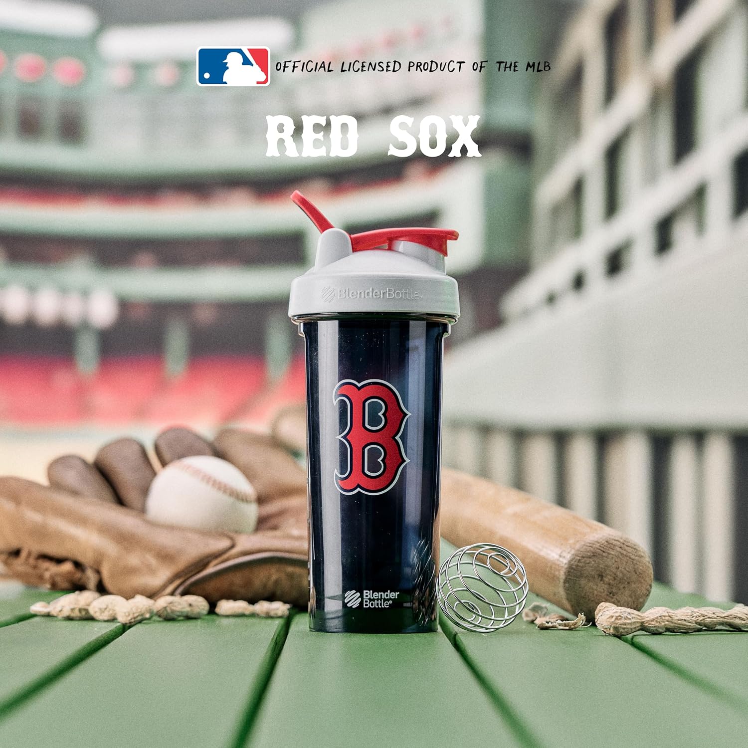 BlenderBottle MLB ProSeries Tritan Shaker Bottle 28 oz Boston Red Sox