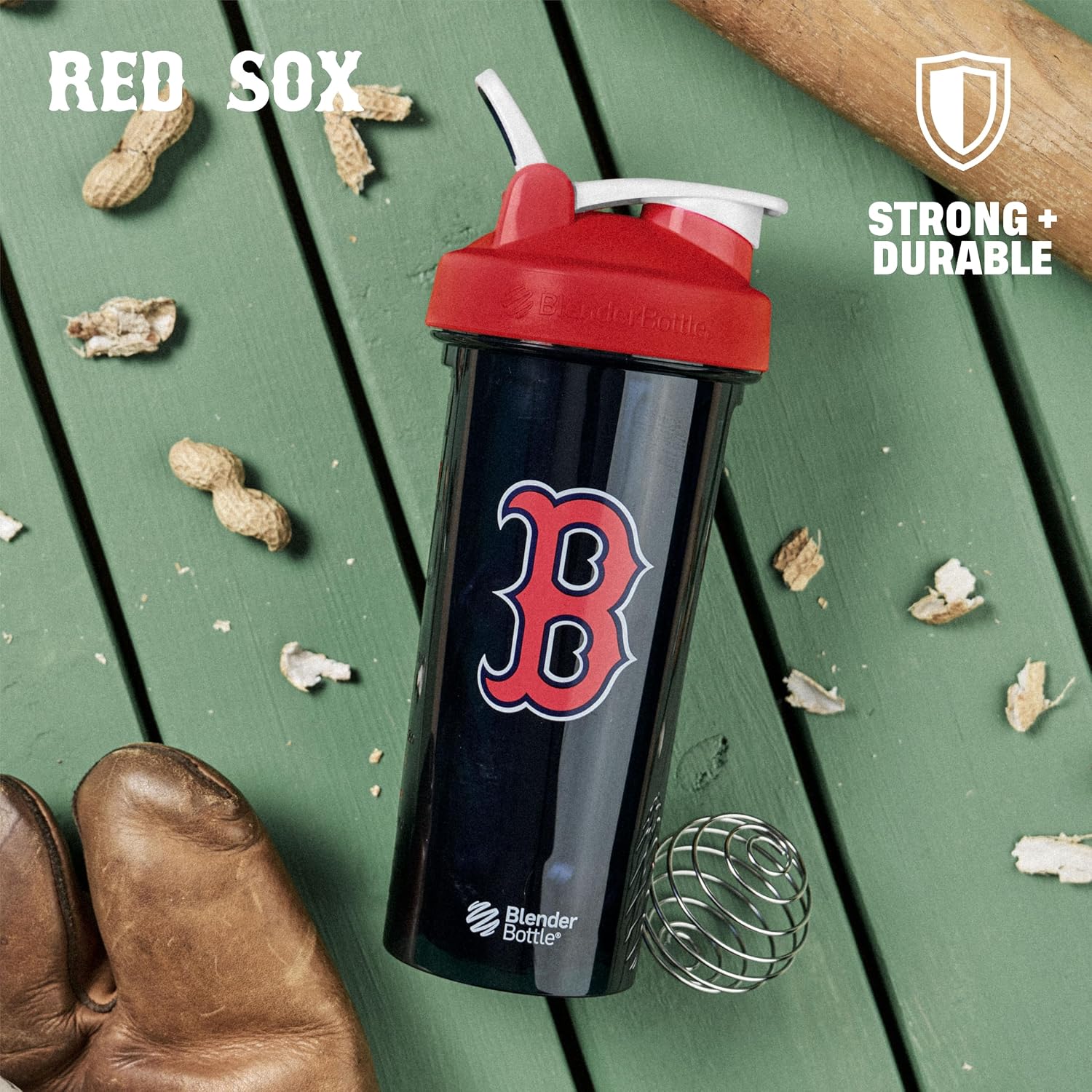 BlenderBottle MLB ProSeries Tritan Shaker Bottle 28 oz Boston Red Sox