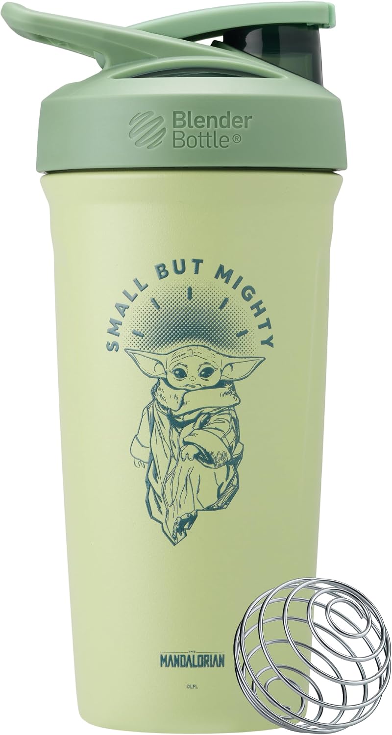 BlenderBottle Star Wars Sport Flip Shaker Bottle 24 oz Small But Mighty