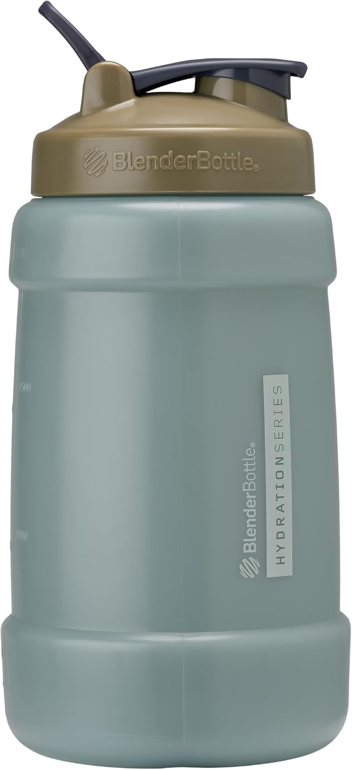 BlenderBottle Koda Jug Plastic Water Jug 74 oz Tan