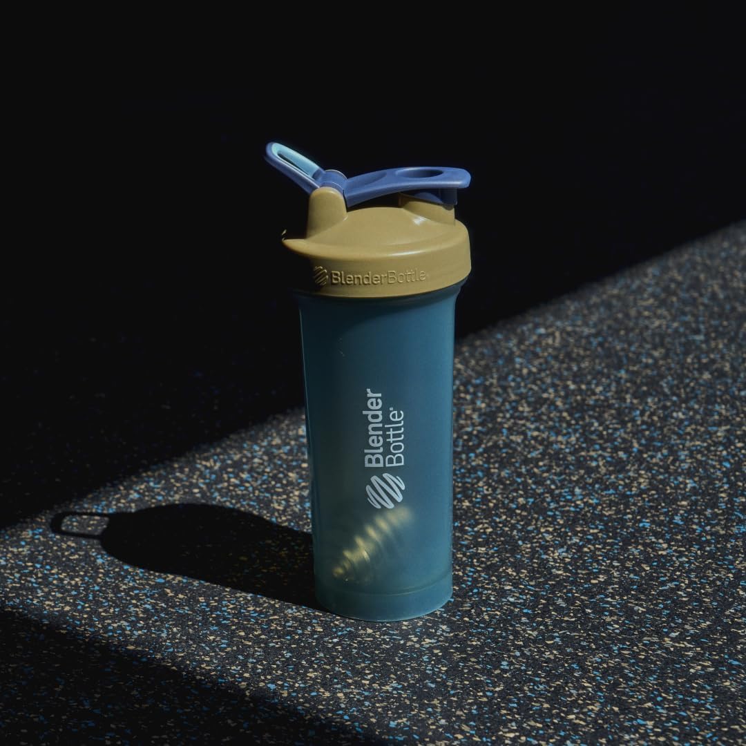 BlenderBottle Classic V2 Plastic Shaker Bottle 20 oz Tan