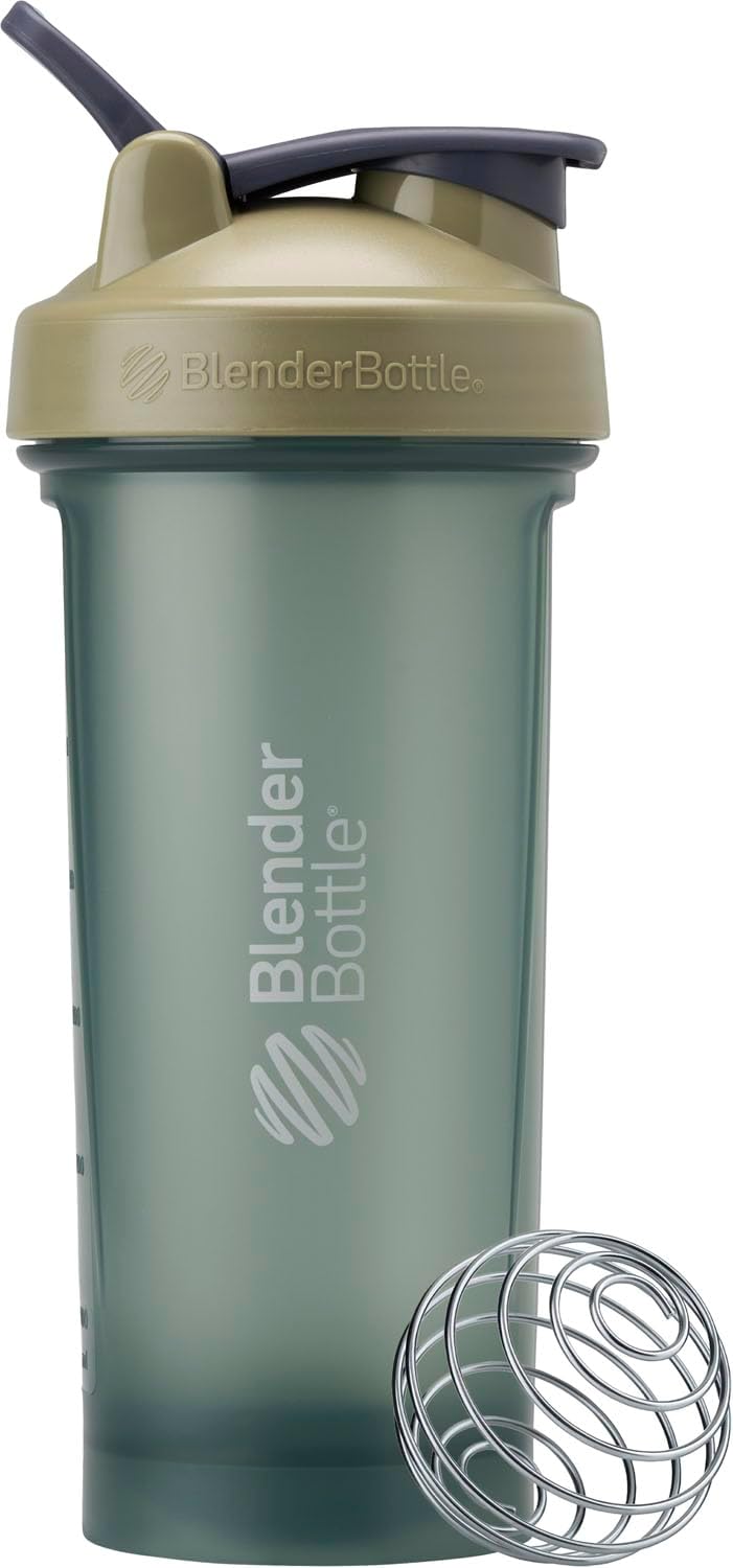 BlenderBottle Classic V2 Plastic Shaker Bottle 28 oz Tan