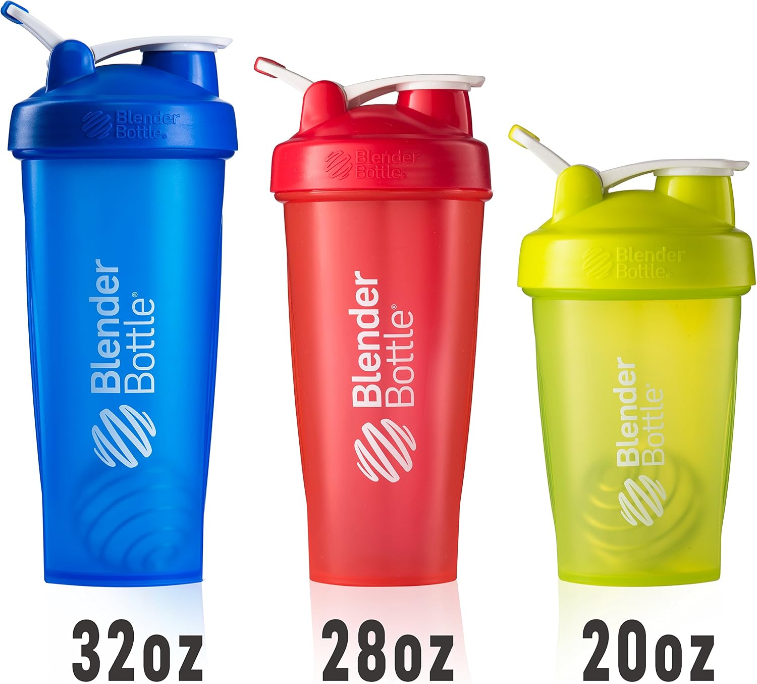 BlenderBottle Classic Loop Top (Discontinued Style), 28-Ounce, Black/Black