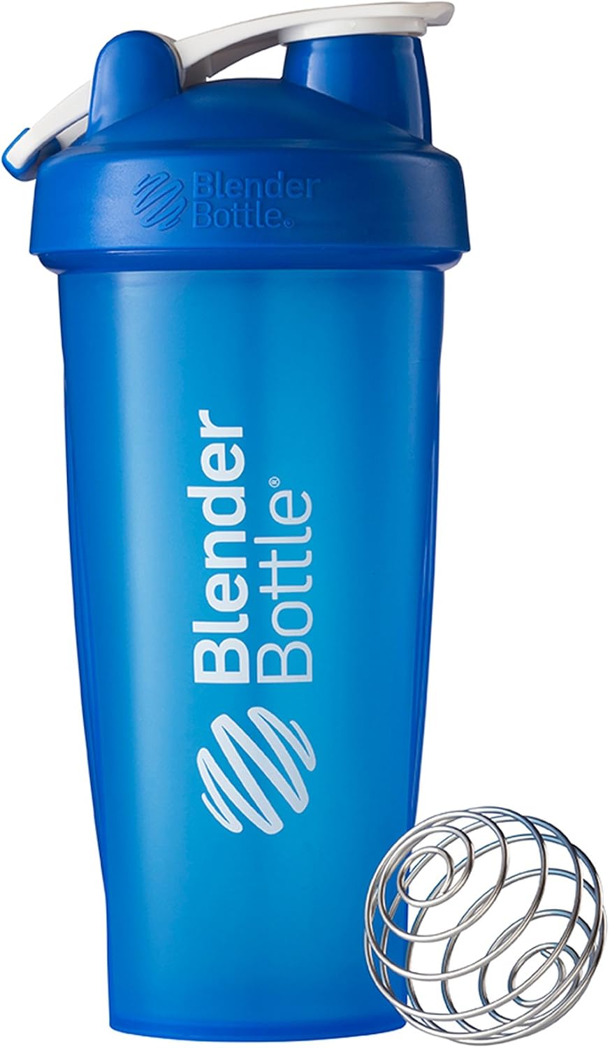 BlenderBottle Classic Loop Top Shaker Bottle, 28-Ounce, Blue/Blue