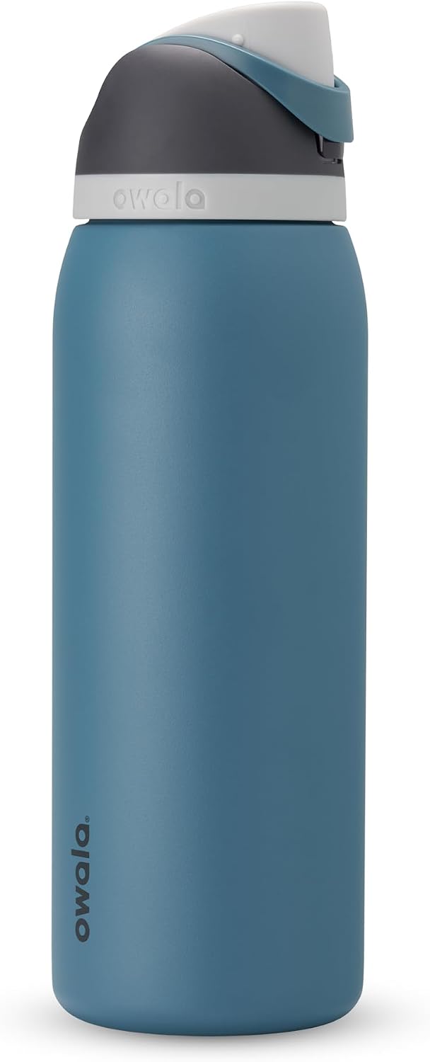 BlenderBottle C05955 FreeSip 40oz Stainless Steel - Blue Oasis
