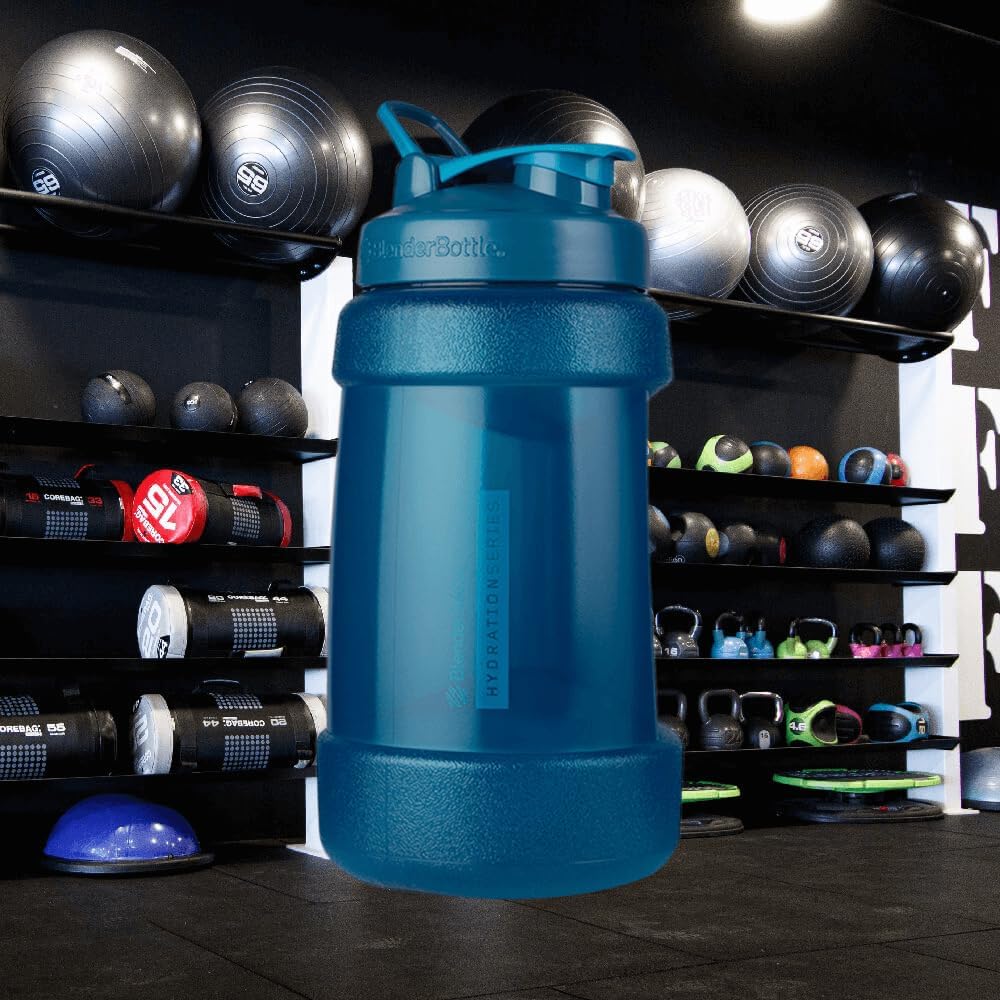 BlenderBottle Koda Jug Plastic Water Jug 74 oz Blue