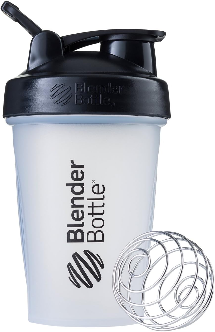 BlenderBottle Classic V1 Plastic Shaker Bottle 20 oz Clear/Black Clear/Black/Black