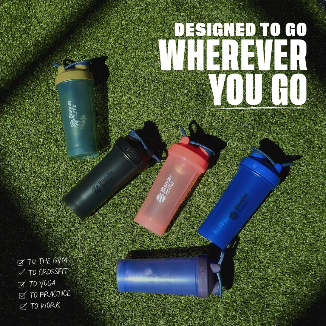 BlenderBottle Classic V2 Plastic Shaker Bottle 20 oz Green