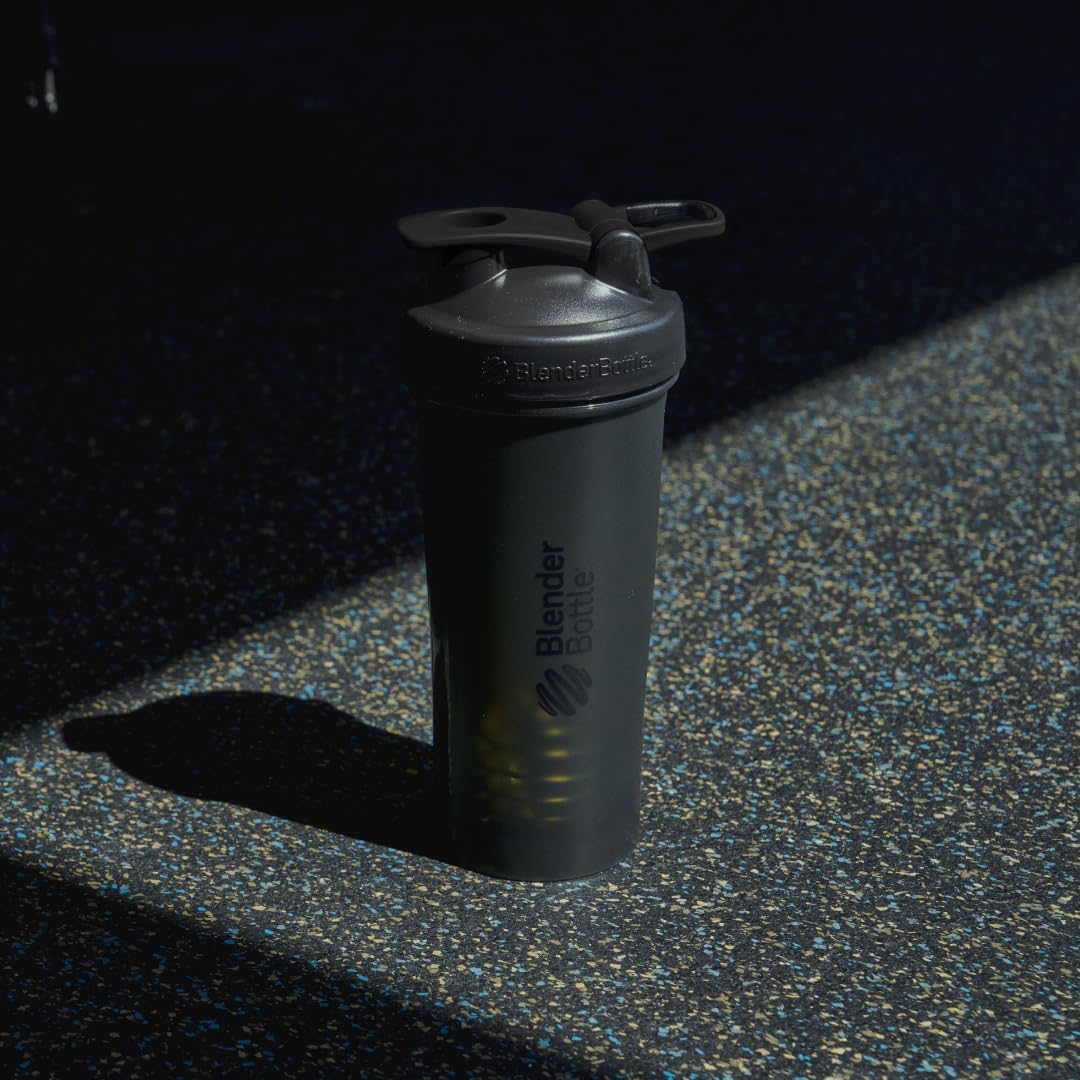 BlenderBottle Classic V2 Plastic Shaker Bottle 20 oz Black