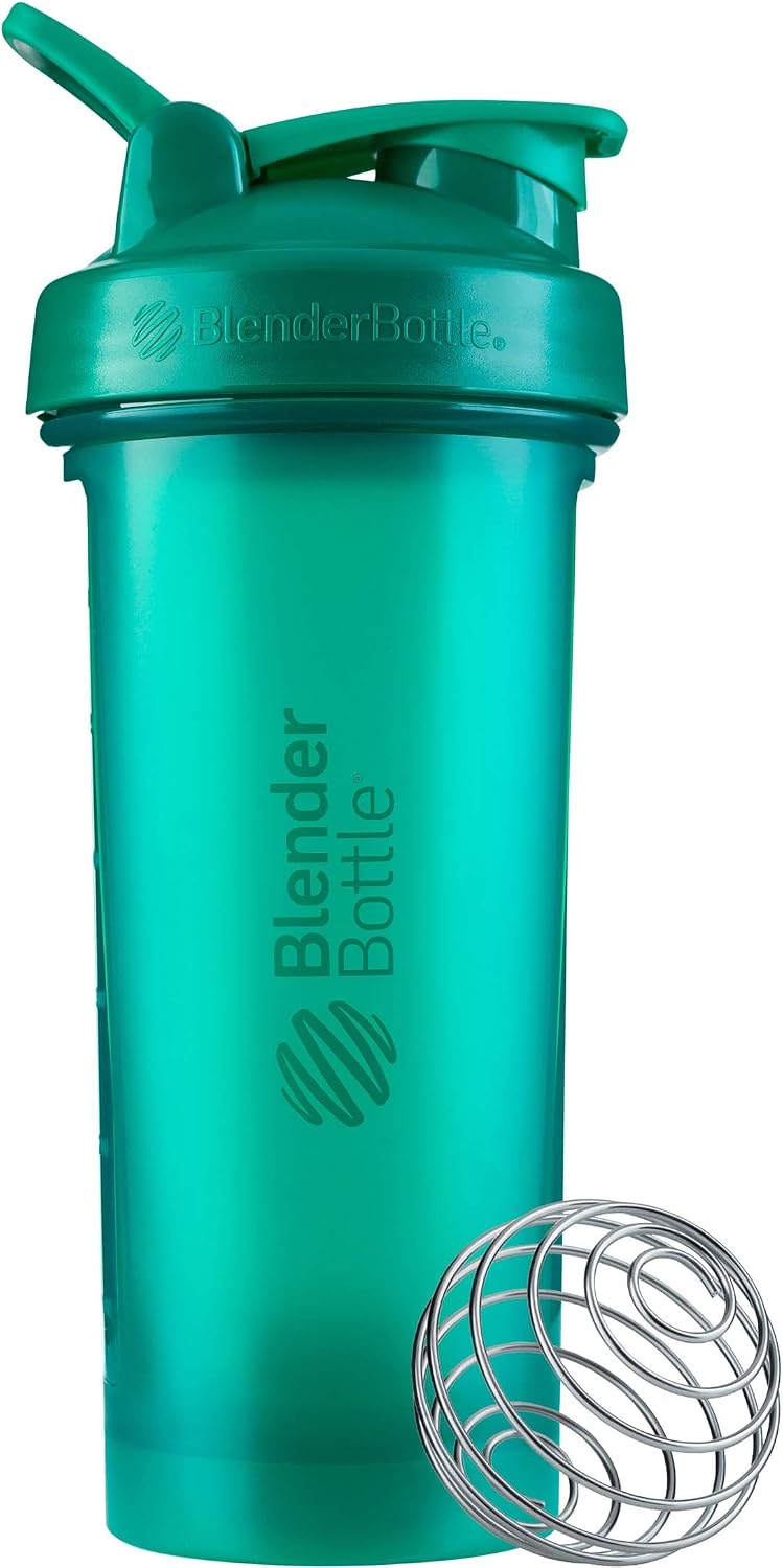 BlenderBottle Classic V2 Plastic Shaker Bottle 28 oz Emerald Green