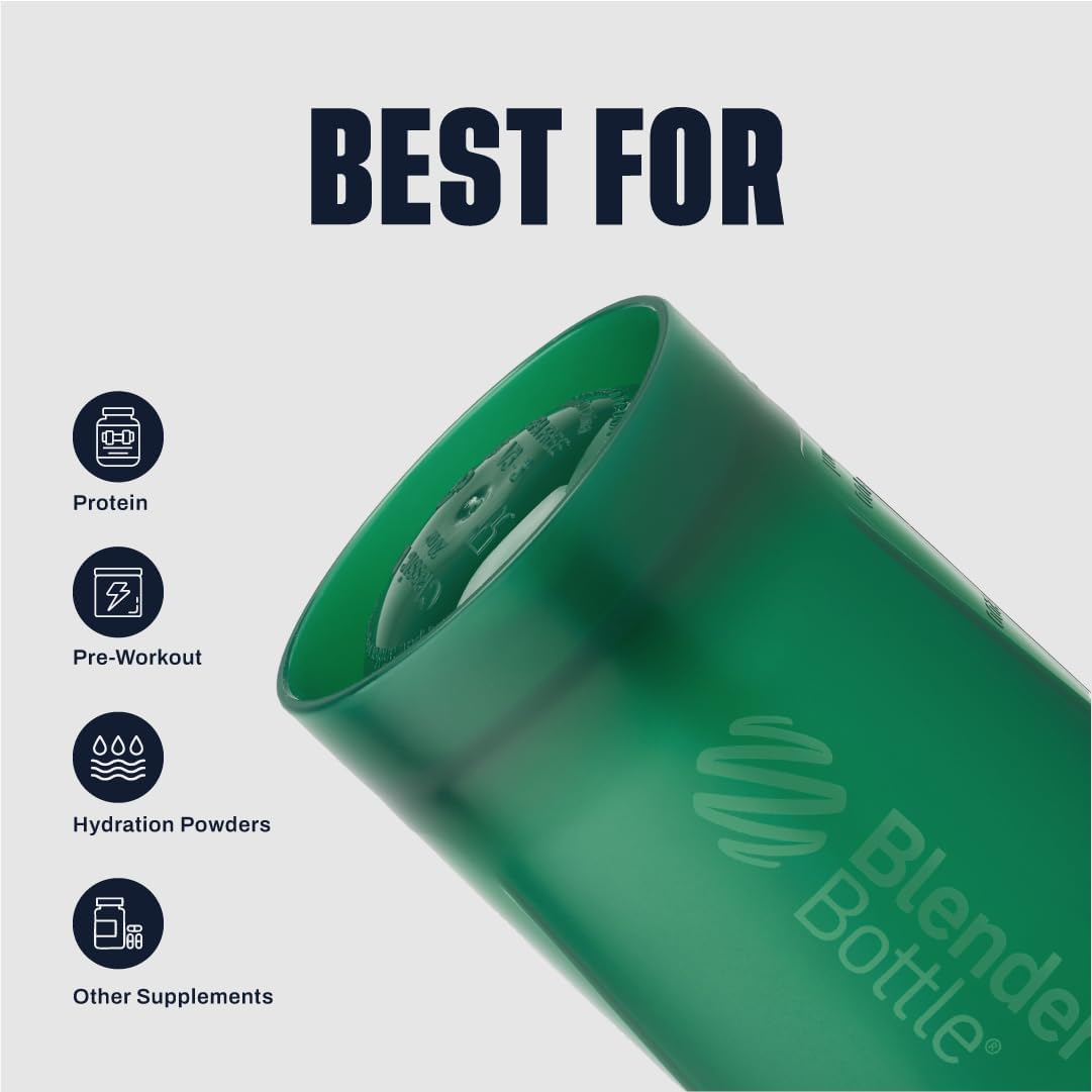 BlenderBottle Classic V2 Plastic Shaker Bottle 28 oz Emerald Green