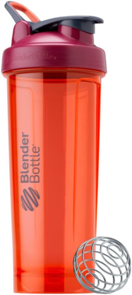 BlenderBottle ProSeries Tritan Shaker Bottle 32 oz Coral Saffron