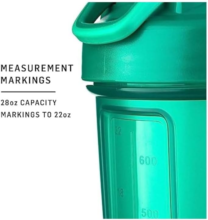 BlenderBottle Classic V2 20-Ounce Shaker Bottle 2-Pack Bundle Emerald Green