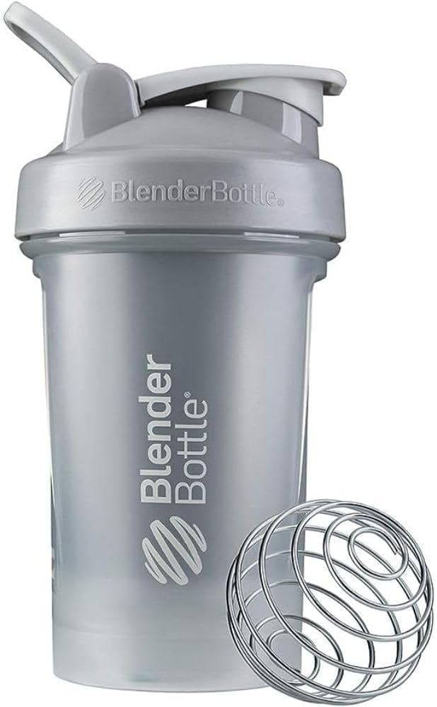BlenderBottle Classic V2 Shaker Bottle 20-Ounce 2-Pack Bundle Pebble Gray