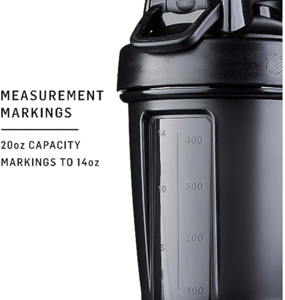 BlenderBottle Classic V2 Shaker Bottle 20-Ounce 2-Pack Bundle Pebble Gray
