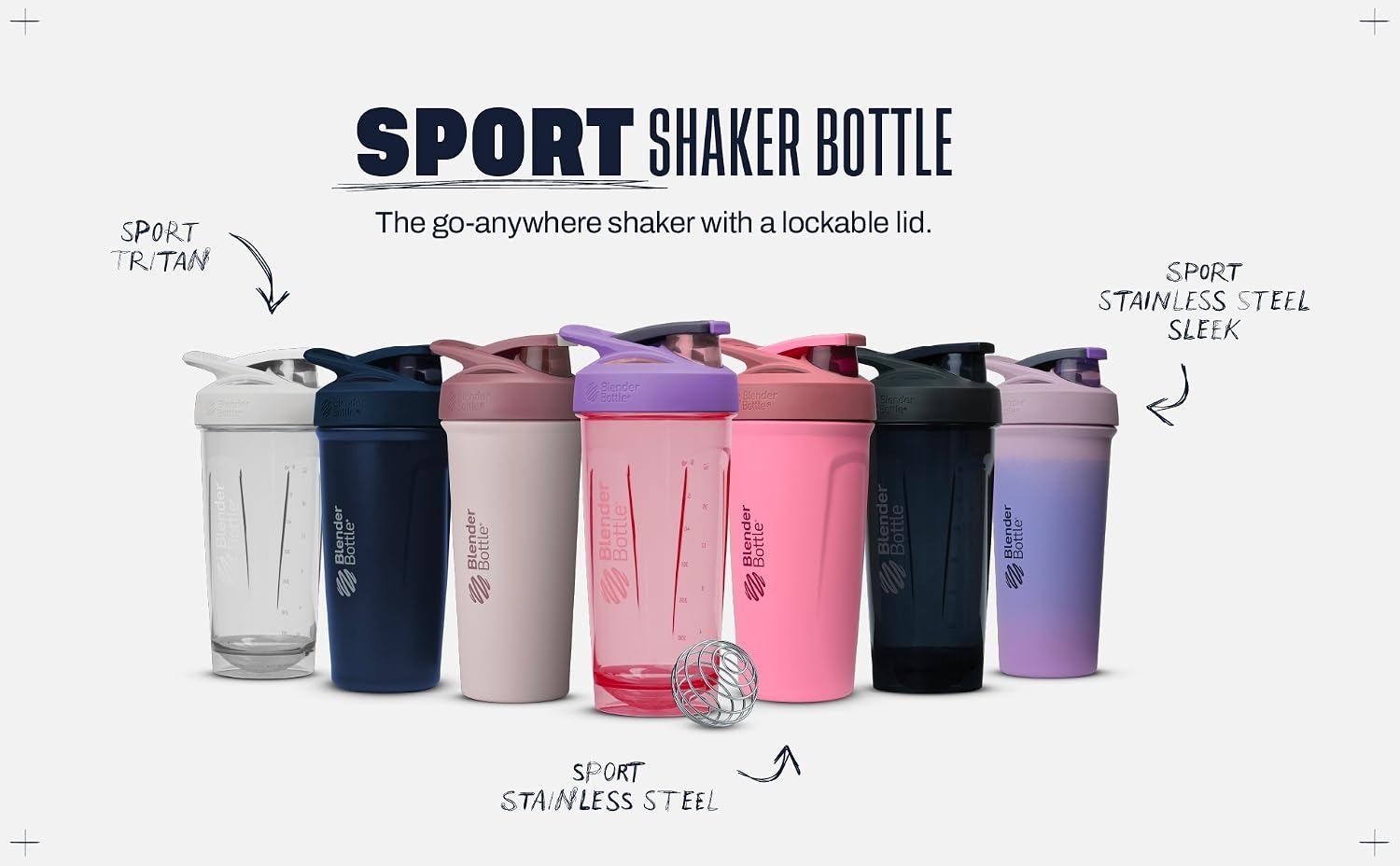 BlenderBottle Official Store BlenderBottle | Classic Shaker Bottles for Protein Shakes & Fitness - BlenderBottle Official Store